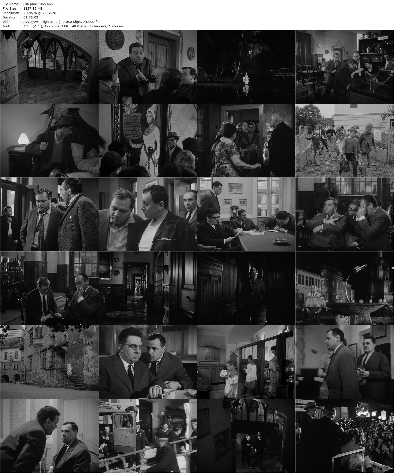 The White Lady (1965) Zdenek Podskalský, Vlastimil Brodský, Rudolf Hrusínský, Milos Kopecký-poster