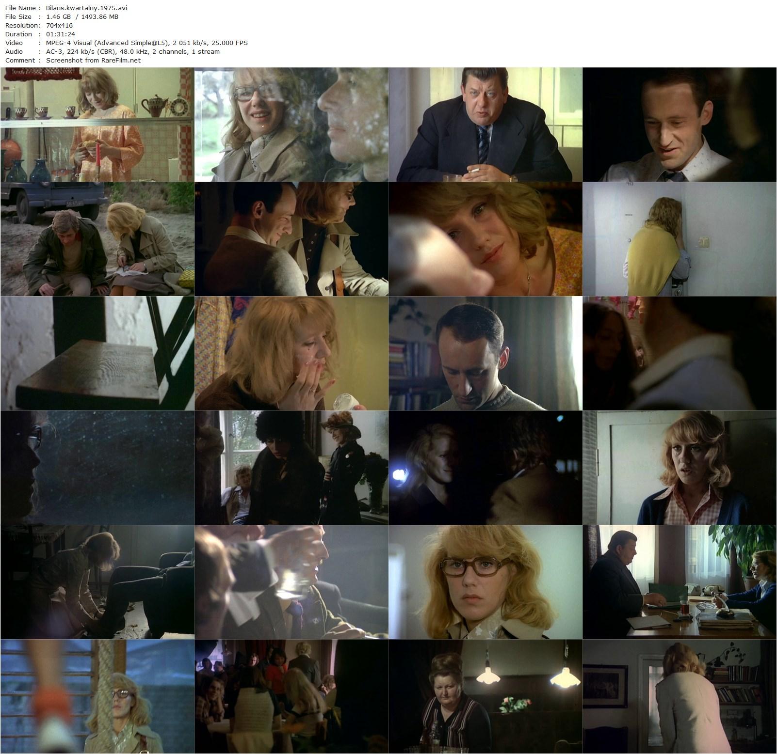 A Woman’s Decision / Bilans kwartalny (1975) Krzysztof Zanussi, Maja Komorowska, Piotr Fronczewski, Marek Piwowski-poster