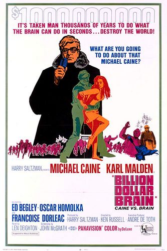 Billion Dollar Brain (1967) Ken Russell, Michael Caine, Karl Malden, Ed Begley