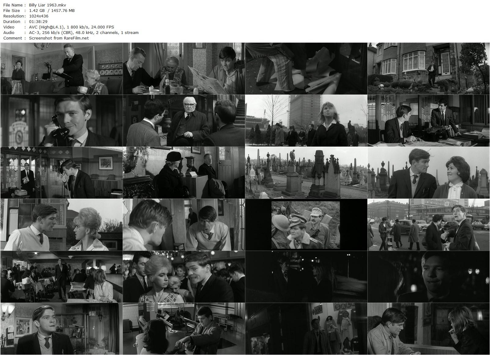 Billy Liar (1963) John Schlesinger, Tom Courtenay, Julie Christie, Wilfred Pickles-poster