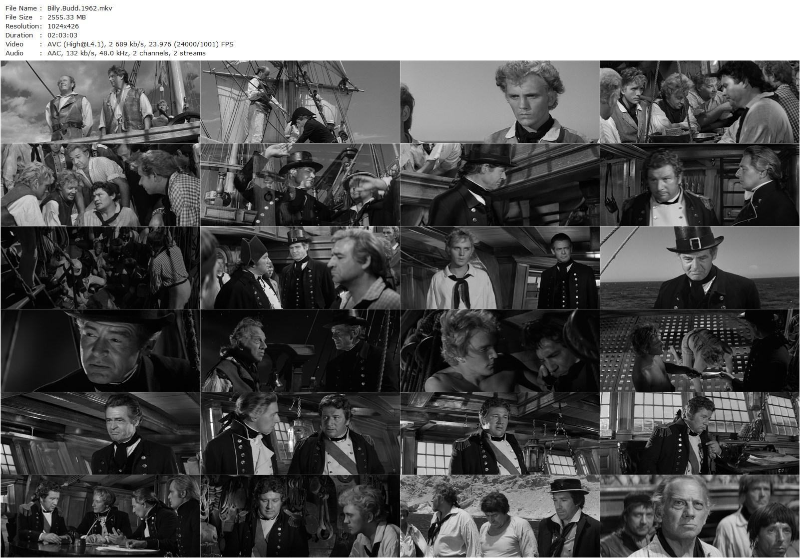 Billy Budd (1962) Peter Ustinov, Robert Ryan, Melvyn Douglas-poster