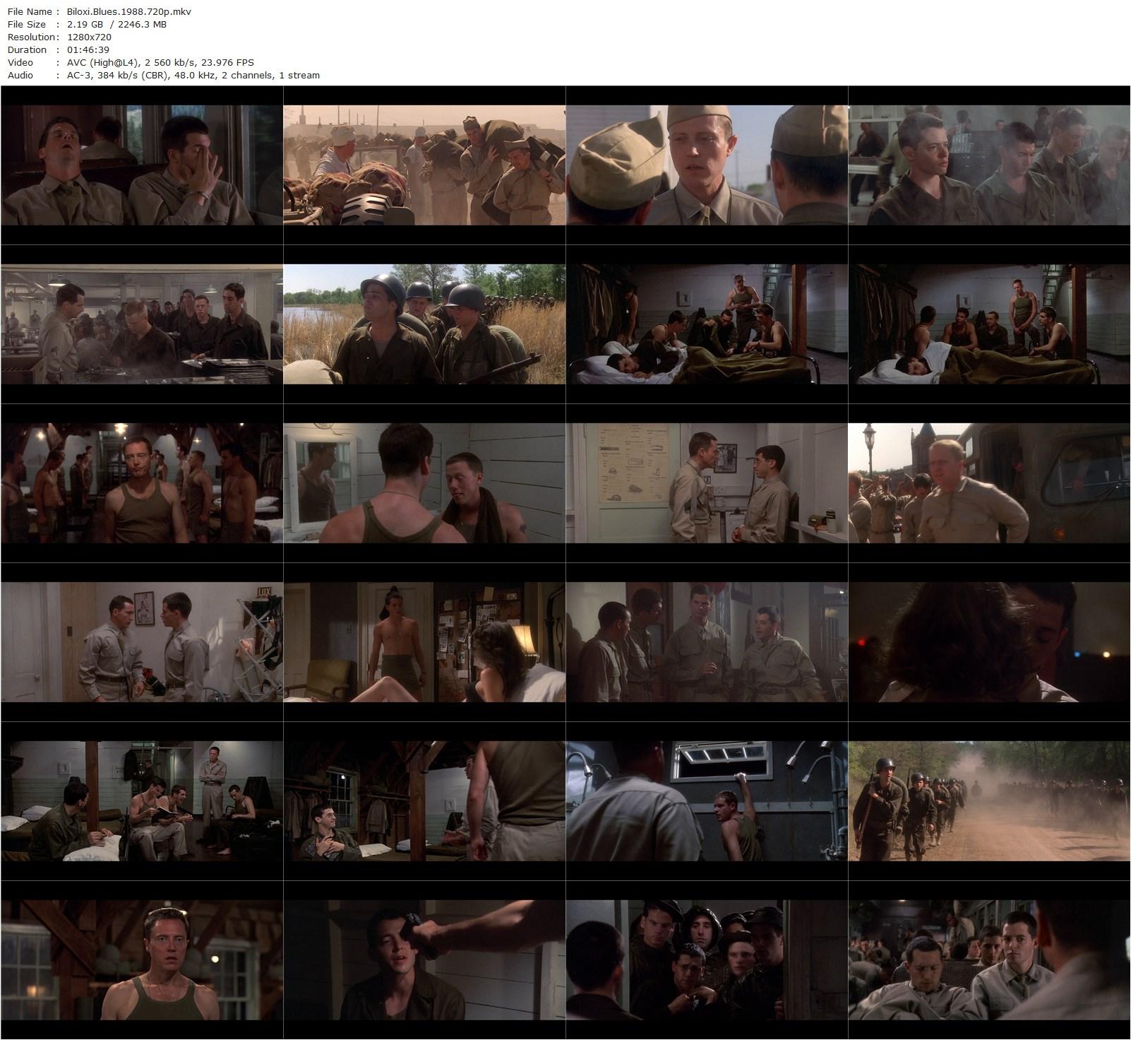 Biloxi Blues (1988) Mike Nichols, Matthew Broderick, Christopher Walken, Matt Mulhern-poster