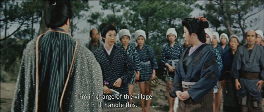 Hanjiro of Kusama: Bird of Passage / Kusama no Hanjiro – Kiri no Naka no Wataridori (1960) Yamada Isuzu, Shirô Amakusa, Shigeru Aoki, Mitsuo Asano-poster