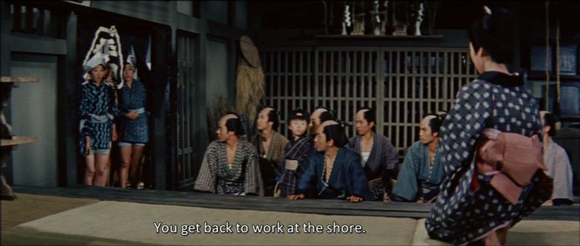 Hanjiro of Kusama: Bird of Passage / Kusama no Hanjiro – Kiri no Naka no Wataridori (1960) Yamada Isuzu, Shirô Amakusa, Shigeru Aoki, Mitsuo Asano-poster