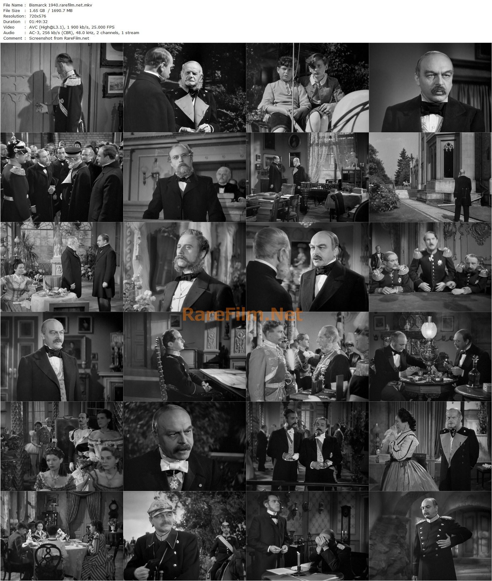 Bismarck (1940) Wolfgang Liebeneiner, Paul Hartmann, Friedrich Kayßler, Lil Dagover-poster