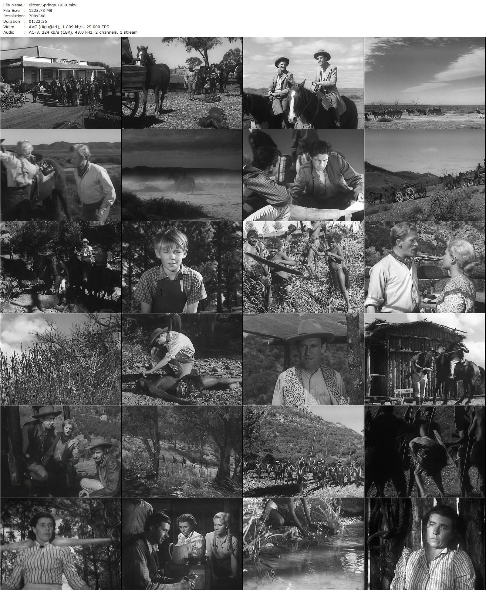 Bitter Springs (1950) Ralph Smart, Tommy Trinder, Chips Rafferty, Gordon Jackson-poster