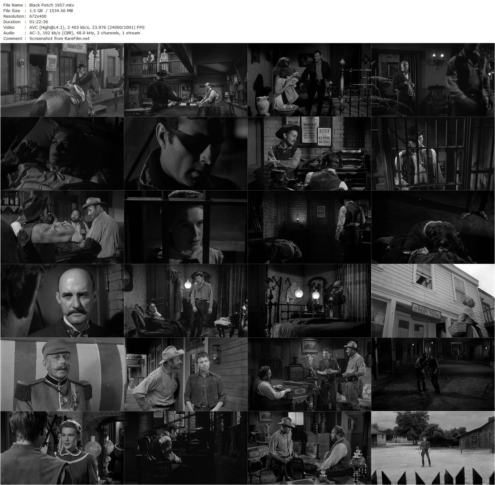 Black Patch (1957) Allen H. Miner, George Montgomery, Diane Brewster, Tom Pittman-poster