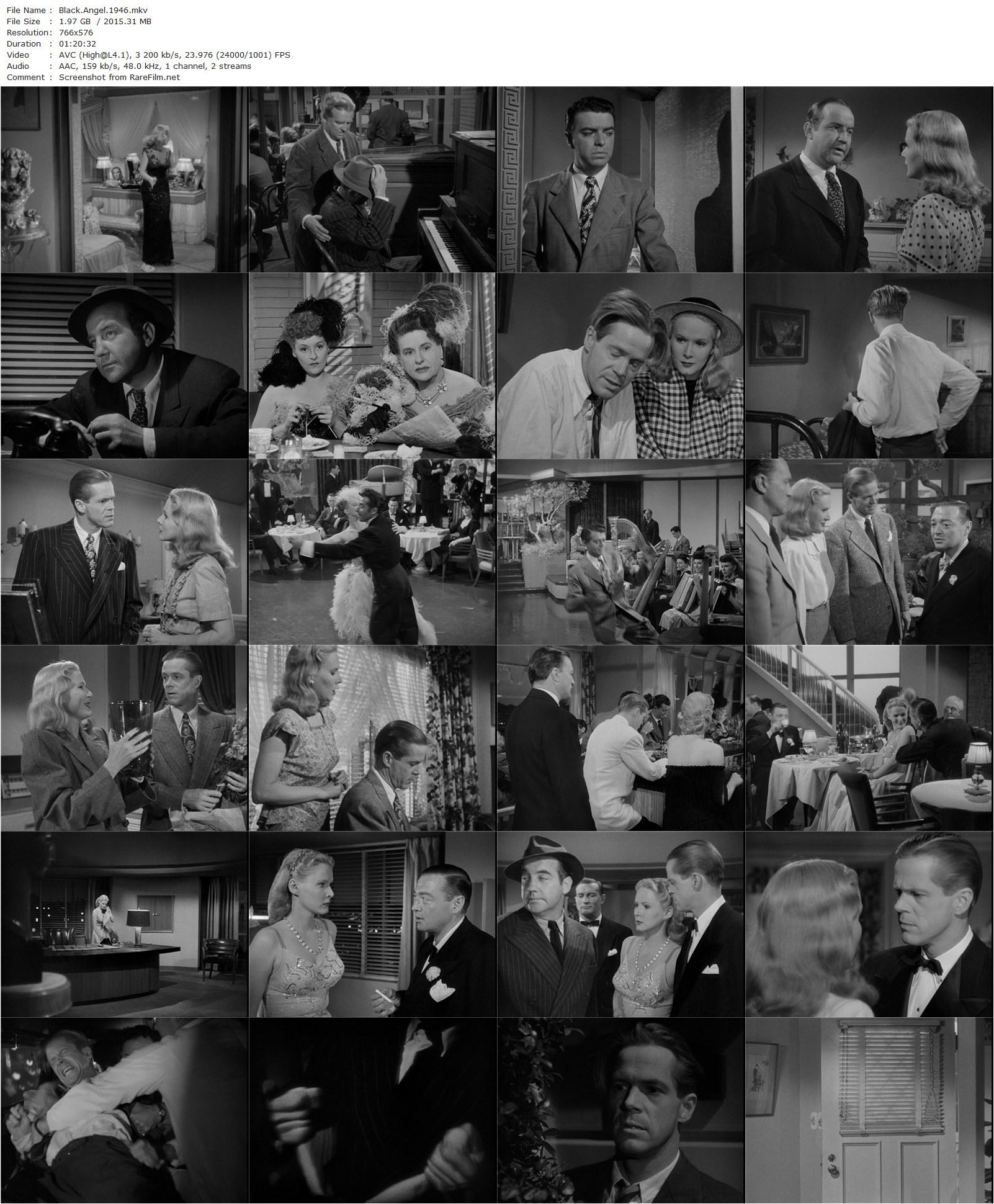 Black Angel (1946) Roy William Neill, Dan Duryea, June Vincent, Peter Lorre-poster