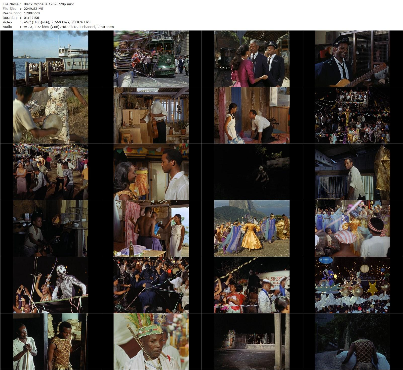 Black Orpheus AKA Orfeu Negro (1959) Marcel Camus, Breno Mello, Marpessa Dawn, Lourdes de Oliveira-poster