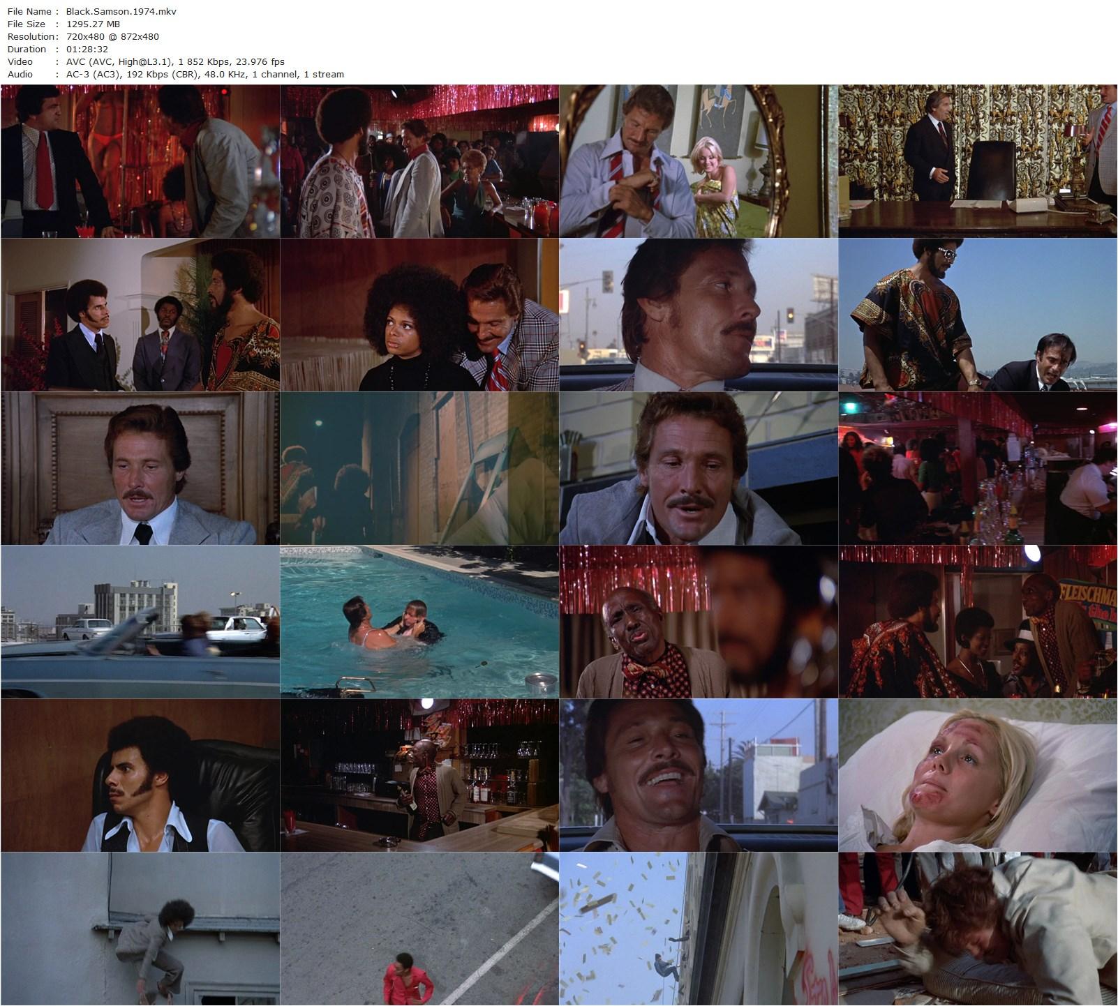 Black Samson (1974) Charles Bail, Rockne Tarkington, William Smith, Connie Strickland-poster