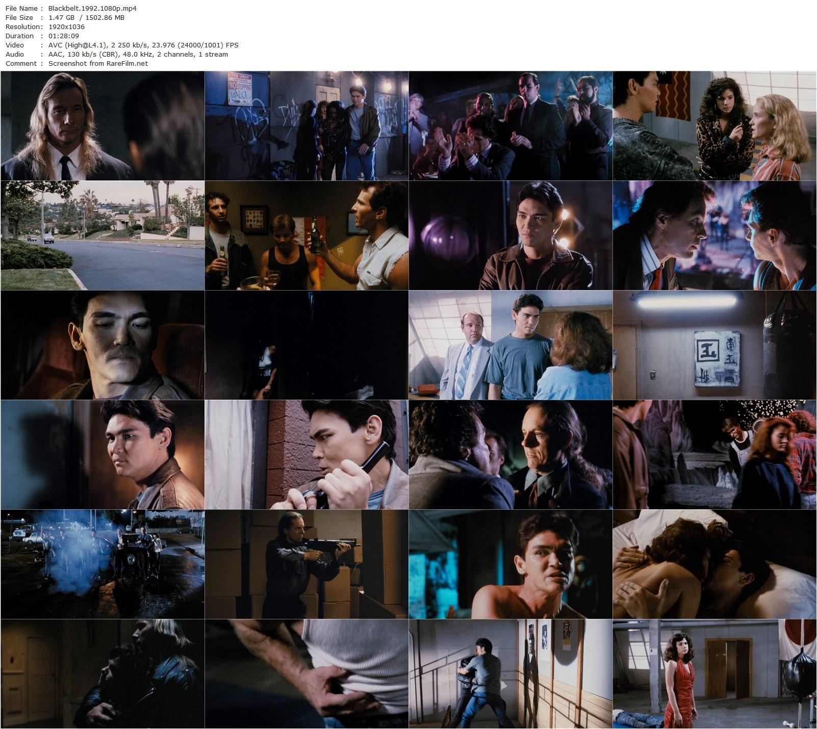 Blackbelt (1992) Charles Philip Moore, Rick Jacobson, Don Wilson, Deirdre Haj, Matthias Hues-poster