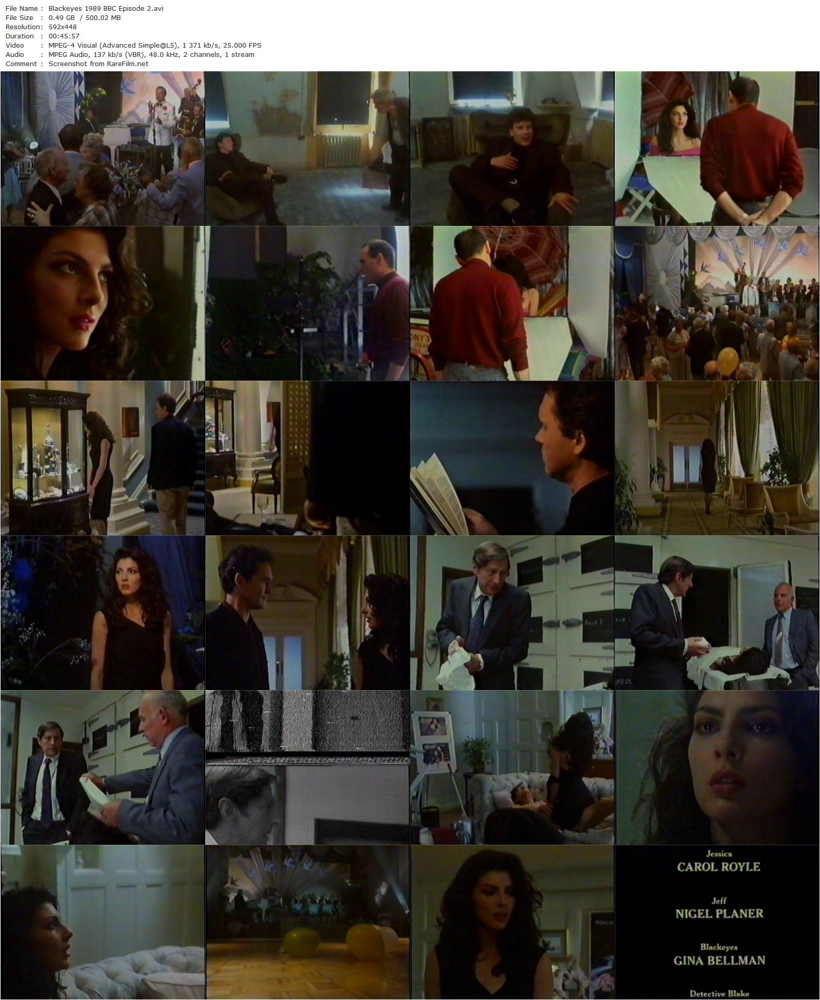 Blackeyes (1989) Dennis Potter, Michael Gough-poster