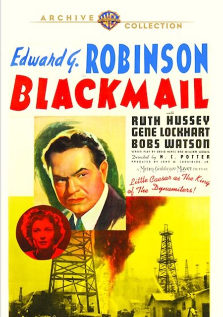 Blackmail (1939) H.C. Potter, Edward G. Robinson, Ruth Hussey, Gene Lockhart