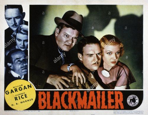 Blackmailer (1936) Gordon Wiles, William Gargan, Florence Rice, H.B. Warner