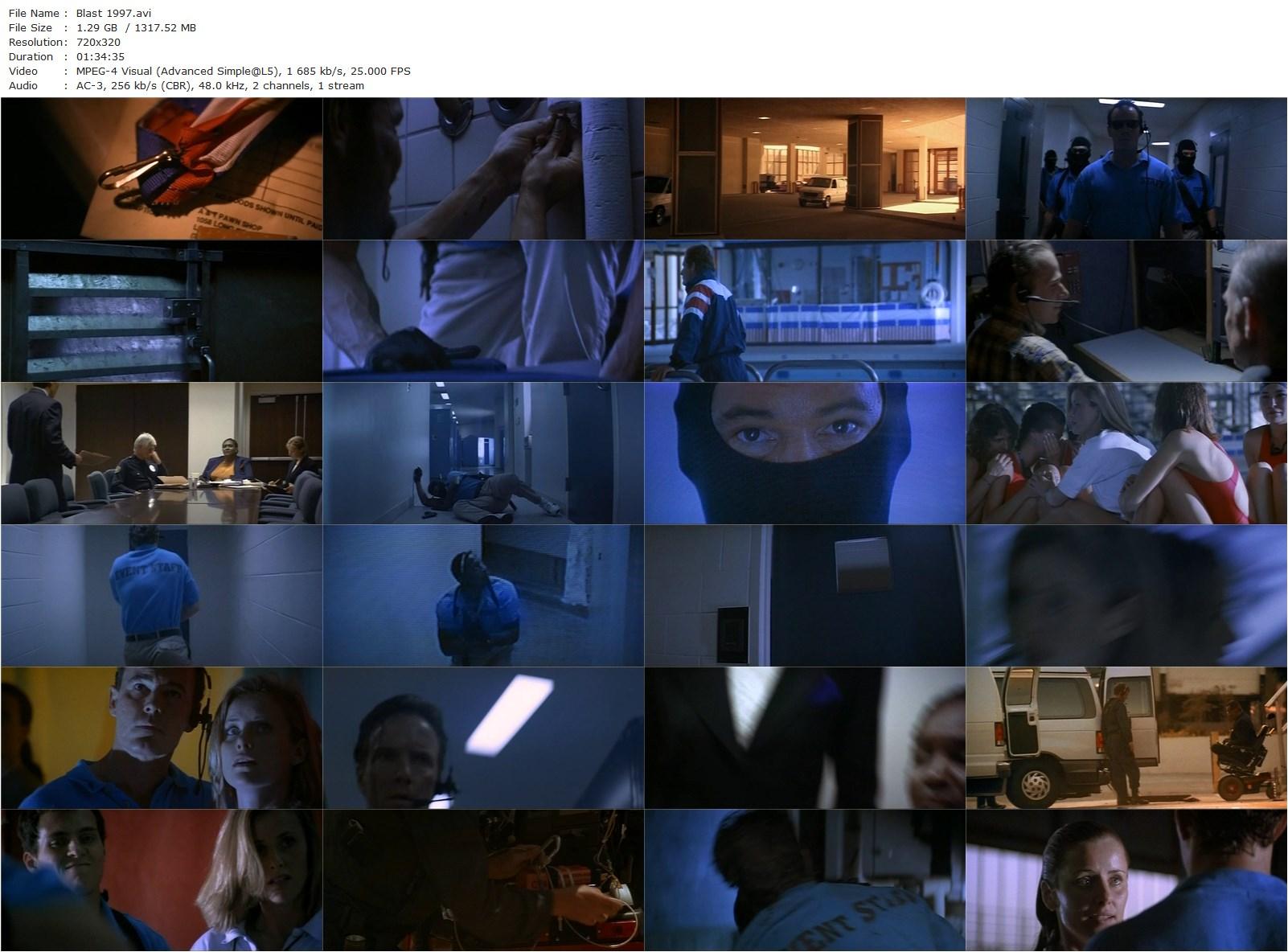 Blast (1997) Albert Pyun, Linden Ashby, Andrew Divoff, Kimberly Warren-poster