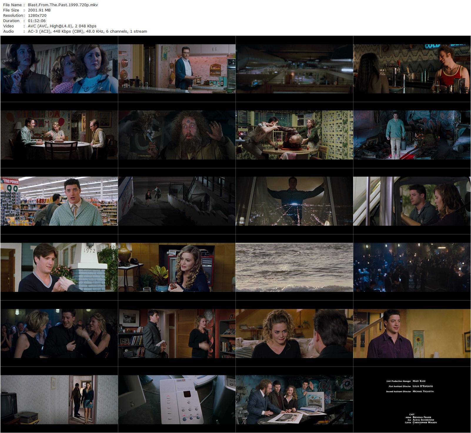 Blast from the Past (1999) Hugh Wilson, Brendan Fraser, Alicia Silverstone, Christopher Walken-poster