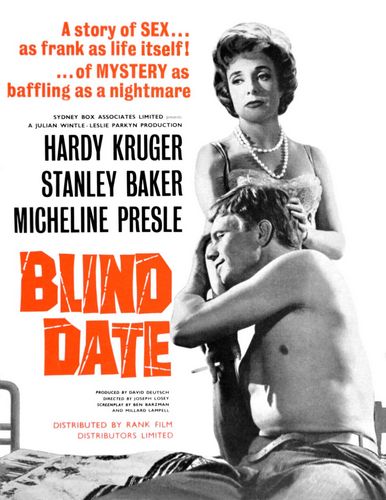 Blind Date / Chance Meeting (1959) Joseph Losey, Hardy Krüger, Stanley Baker, Micheline Presle