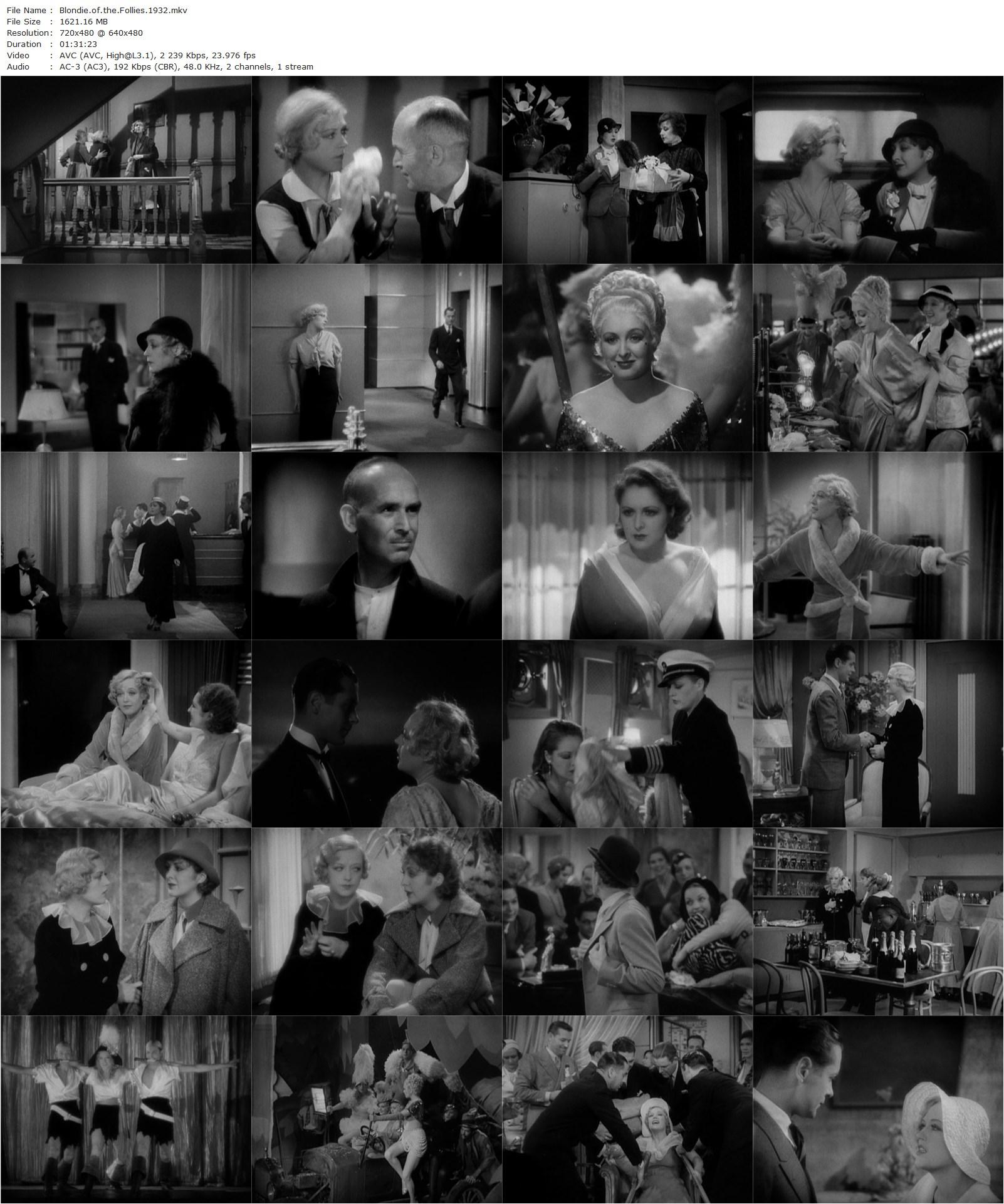 Blondie of the Follies (1932) Edmund Goulding, Marion Davies, Robert Montgomery, Billie Dove-poster