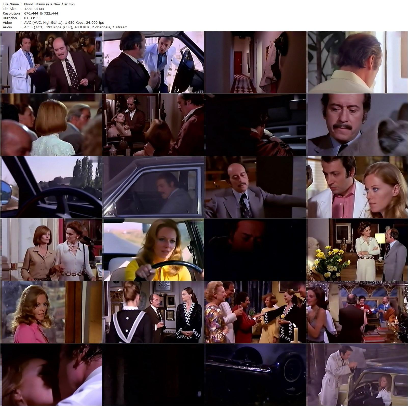 Blood Stains in a New Car (1975) Antonio Mercero, José Luis López Vázquez, Lucia Bosé, May Heatherly-poster