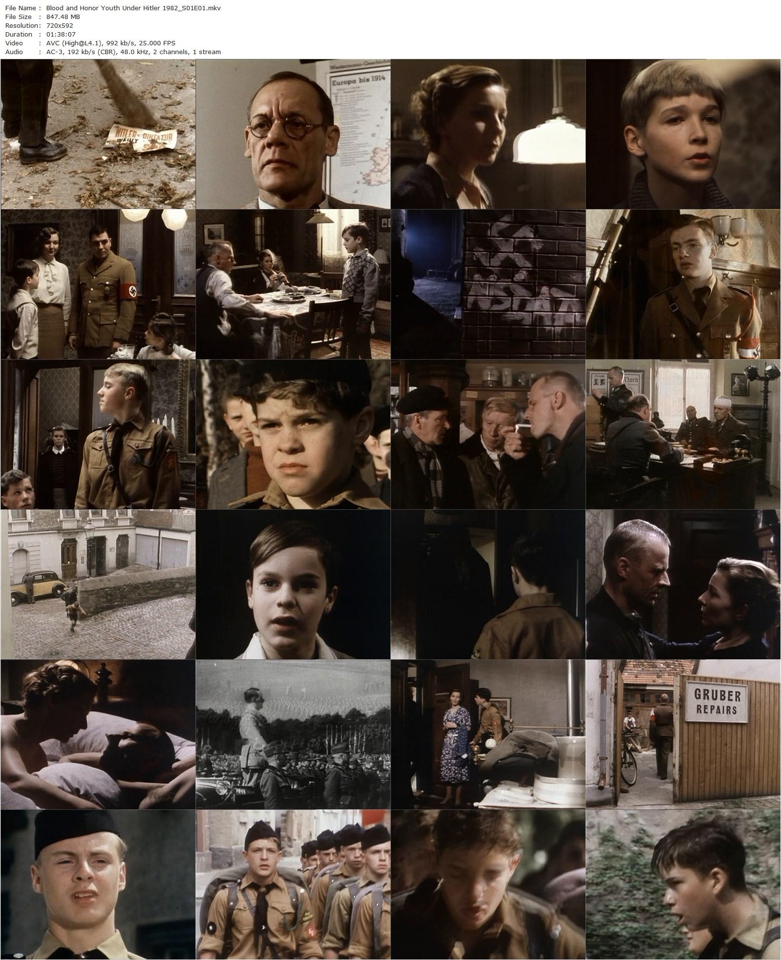 Blood and Honor: Youth Under Hitler AKA Blut und Ehre: Jugend unter Hitler (1982) Bernd Fischerauer, Marlies Engel, Rolf Becker, Leslie Malton-poster