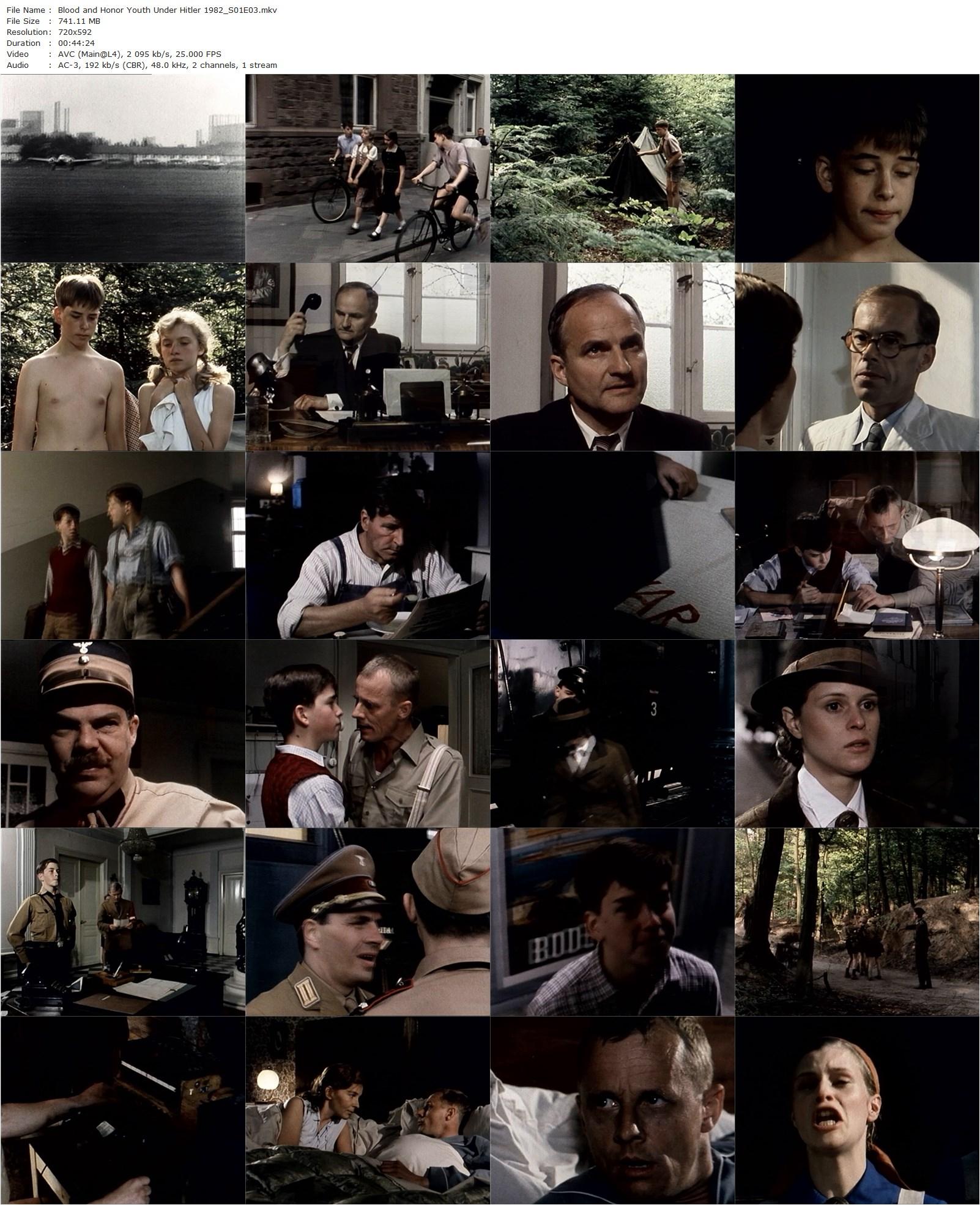 Blood and Honor: Youth Under Hitler AKA Blut und Ehre: Jugend unter Hitler (1982) Bernd Fischerauer, Marlies Engel, Rolf Becker, Leslie Malton-poster