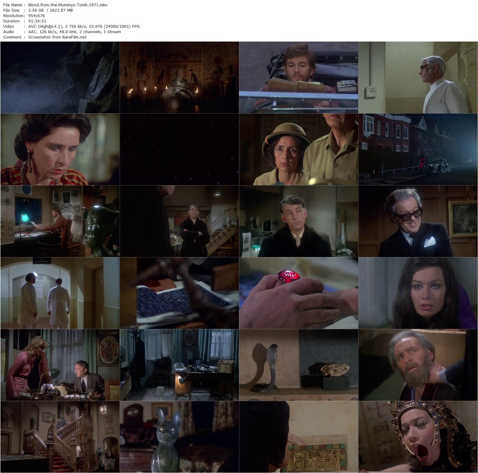 Blood from the Mummy’s Tomb (1971) Seth Holt-poster