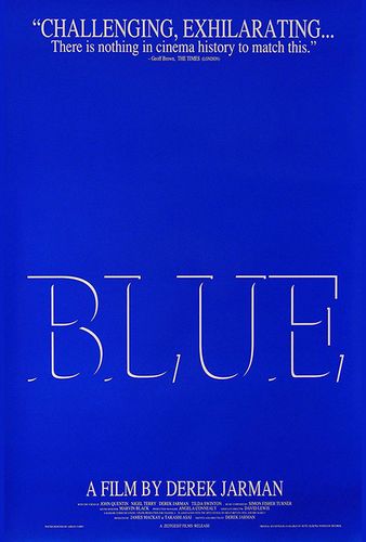 Blue (1993) Derek Jarman, Tilda Swinton, John Quentin