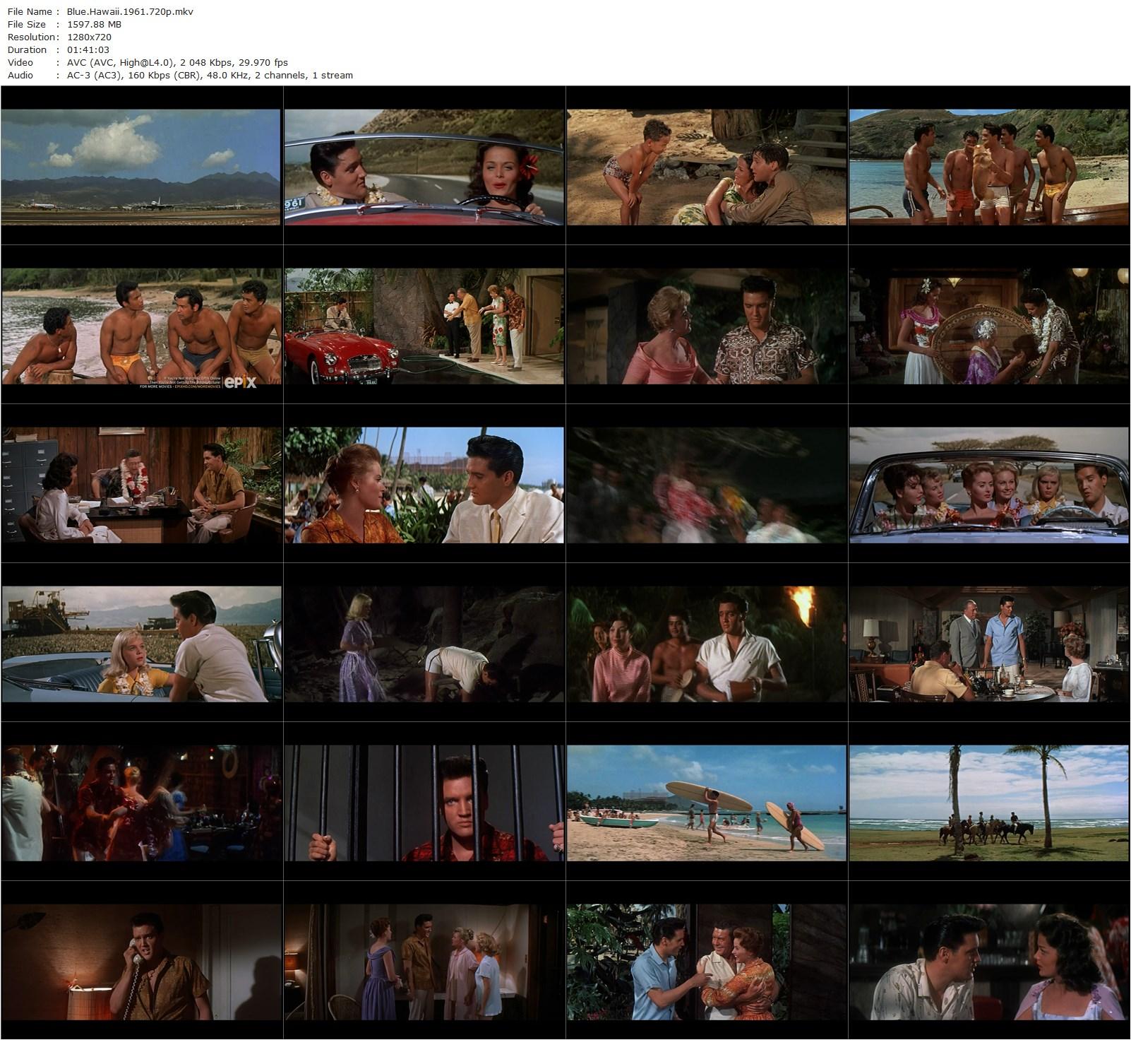 Blue Hawaii (1961) Norman Taurog, Elvis Presley, Joan Blackman, Angela Lansbury-poster