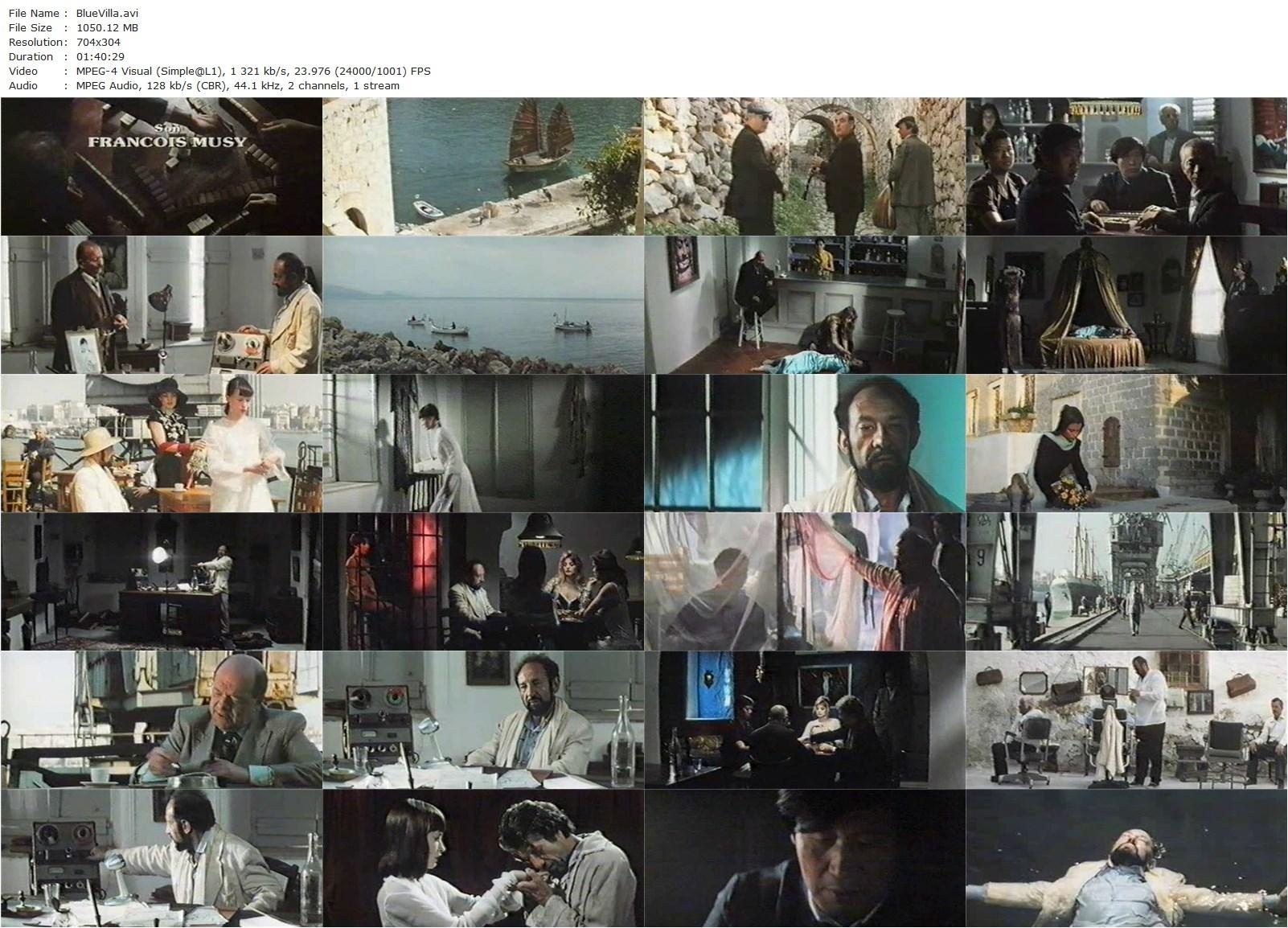 The Blue Villa AKA Un bruit qui rend fou (1995) Dimitri de Clercq, Alain Robbe-Grillet, Fred Ward, Arielle Dombasle, Charles Tordjman-poster