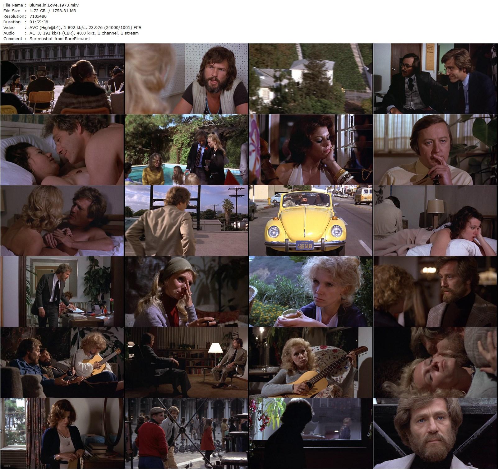 Blume in Love (1973) Paul Mazursky, George Segal, Susan Anspach, Kris Kristofferson-poster