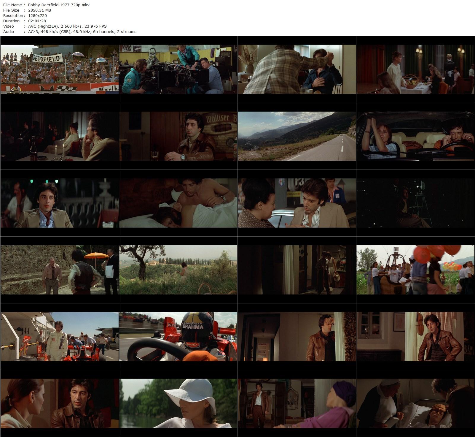 Bobby Deerfield (1977) Sydney Pollack, Al Pacino-poster