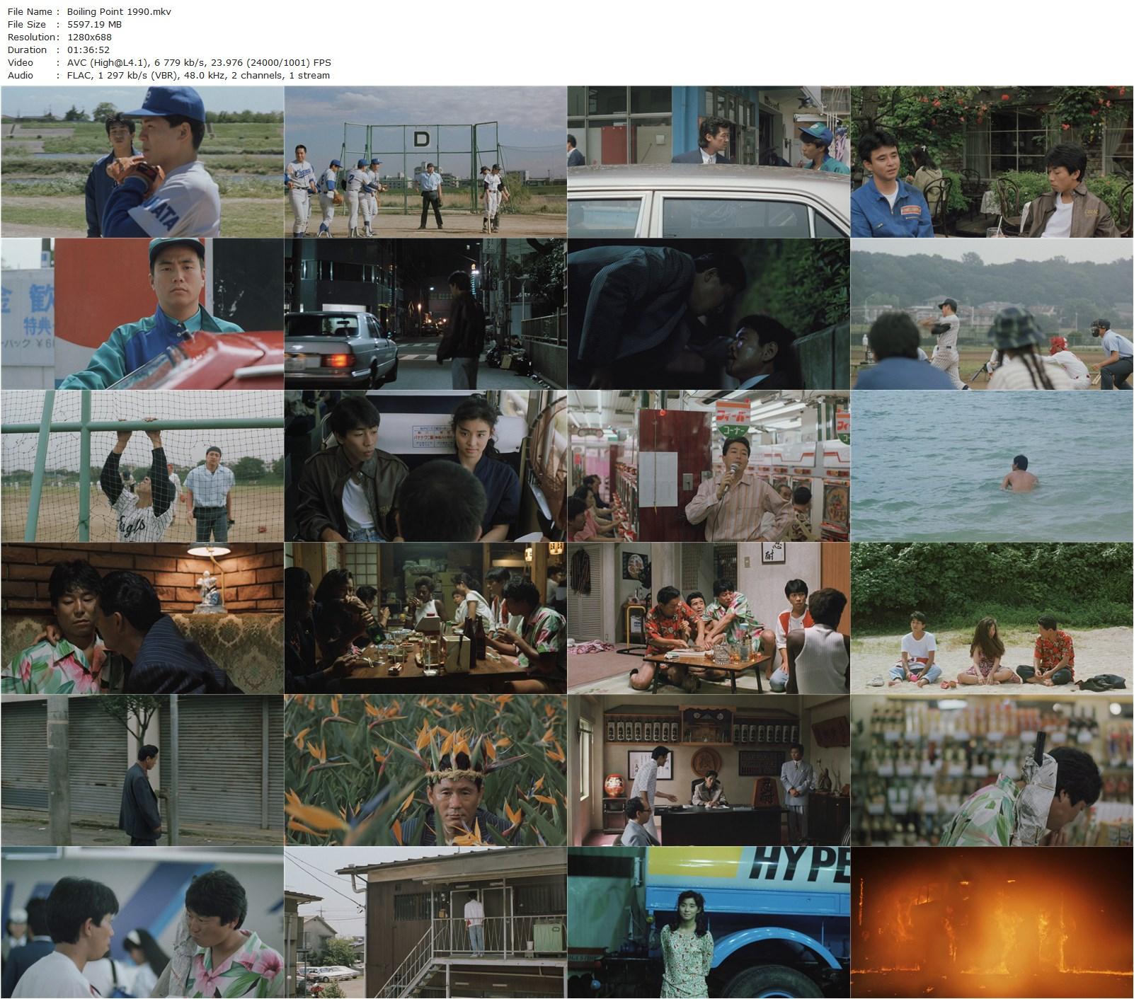 Boiling Point AKA 3-4 x jûgatsu (1990) Takeshi Kitano, Yûrei Yanagi, Yuriko Ishida-poster