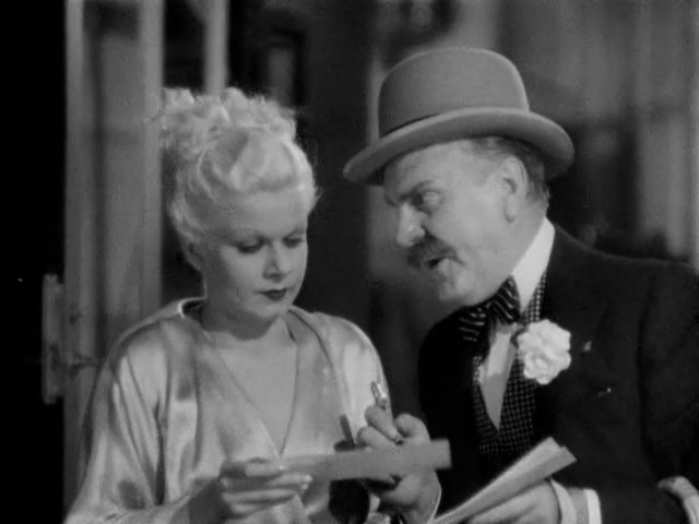 Bombshell (1933) Victor Fleming, Jean Harlow, Lee Tracy, Frank Morgan-poster