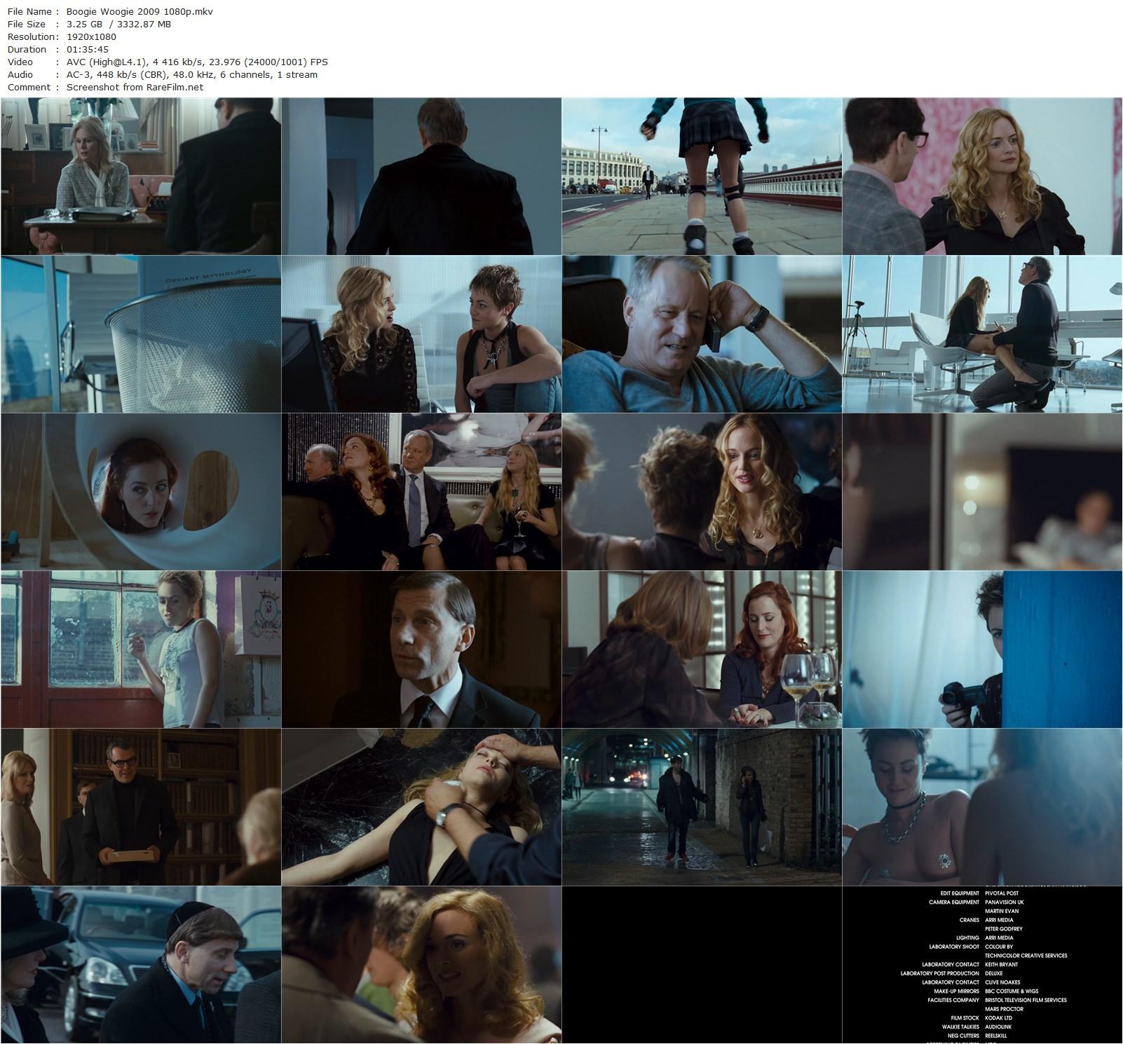 Boogie Woogie (2009) Duncan Ward, Gillian Anderson, Alan Cumming, Heather Graham-poster