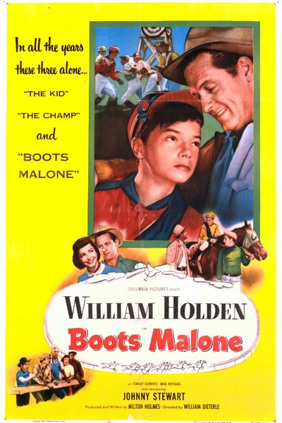 Boots Malone (1952) William Dieterle, William Holden, Stanley Clements, Basil Ruysdael, Drama, Sport