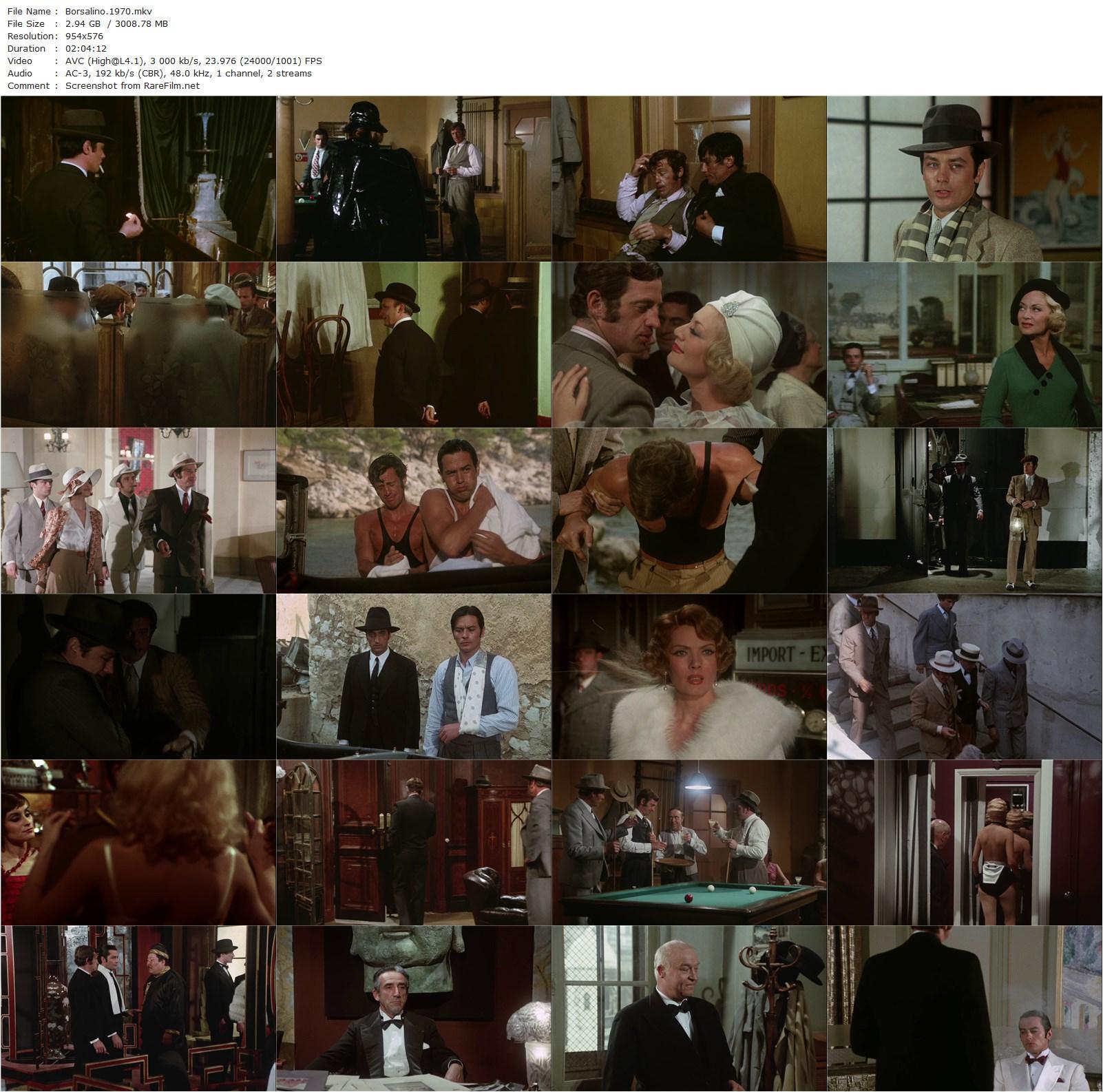 Borsalino (1970) Jacques Deray, Jean-Paul Belmondo, Alain Delon, Catherine Rouvel-poster