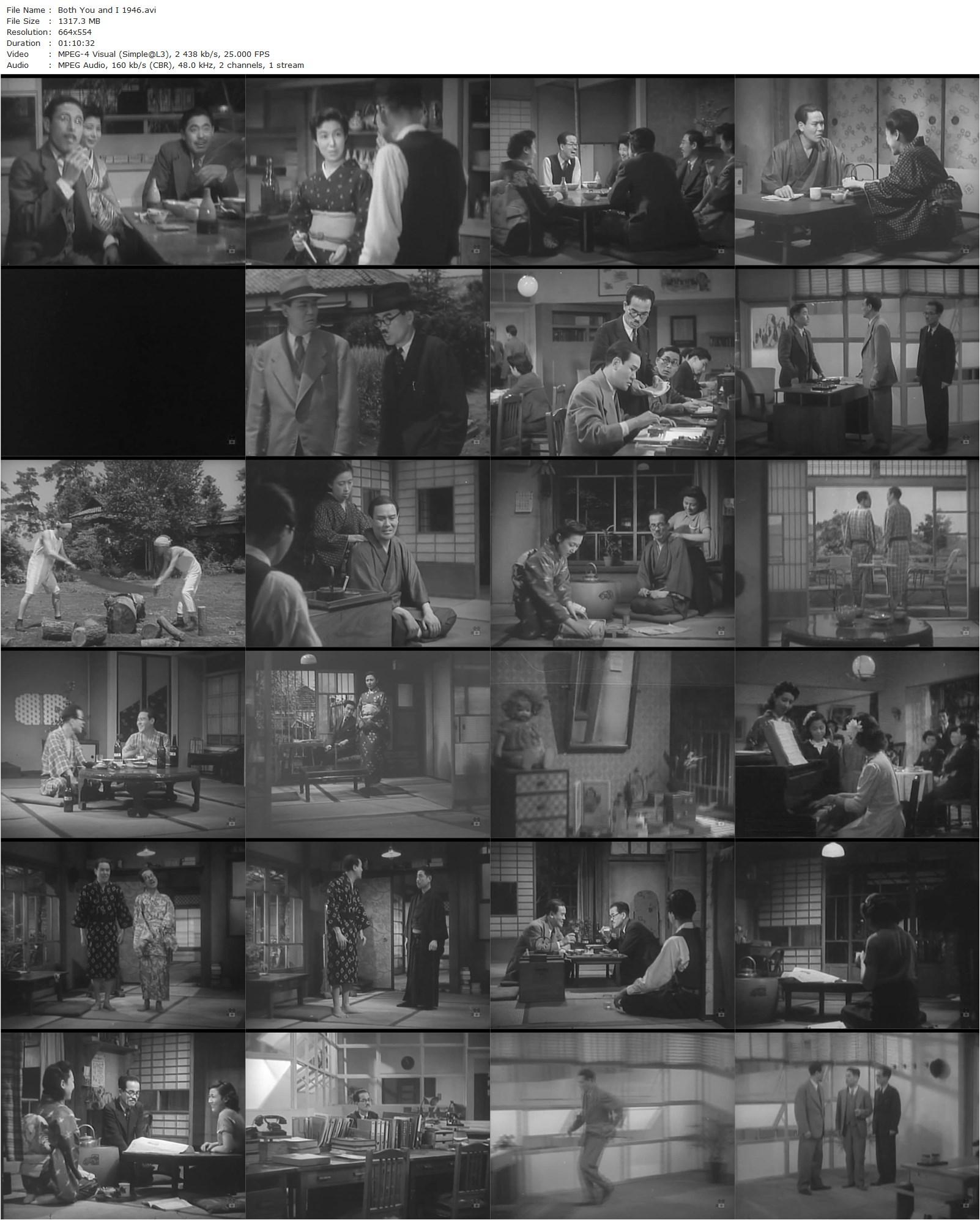 Both You and I (1946) Mikio Naruse-poster