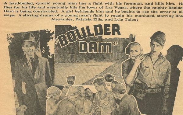 Boulder Dam (1936) Frank McDonald, Ross Alexander, Patricia Ellis, Lyle Talbot