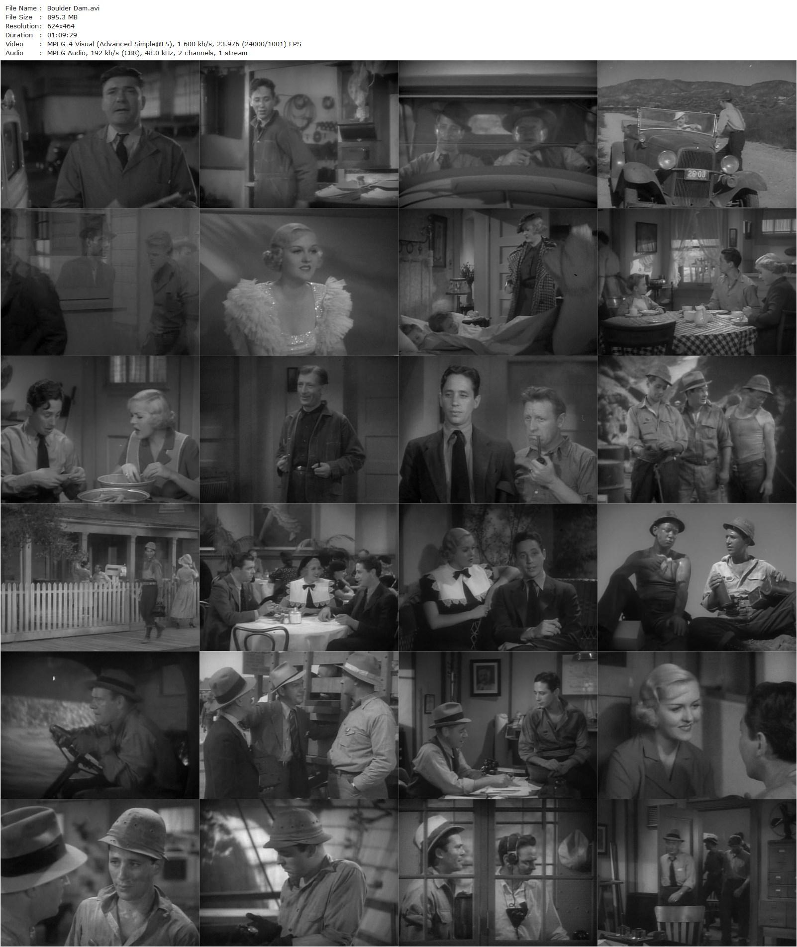 Boulder Dam (1936) Frank McDonald, Ross Alexander, Patricia Ellis, Lyle Talbot-poster