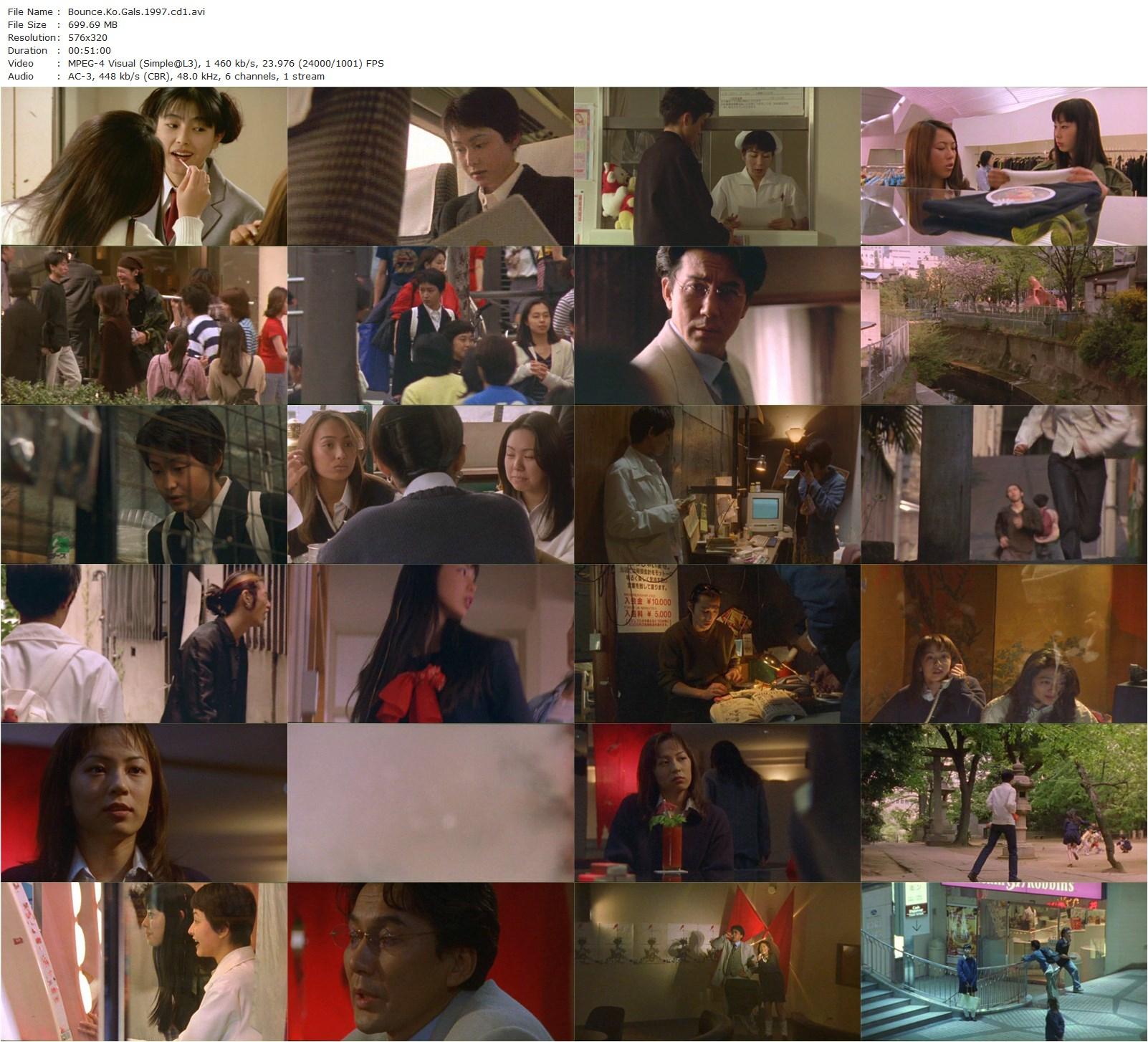 Bounce Ko Gals / Baunsu ko gaurusu (1997) Masato Harada, Hitomi Satô, Yasue Satô, Yukiko Okamoto-poster