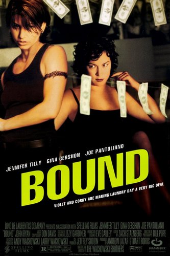 Bound (1996) Lana Wachowski, Lilly Wachowski, Jennifer Tilly, Gina Gershon, Joe Pantoliano