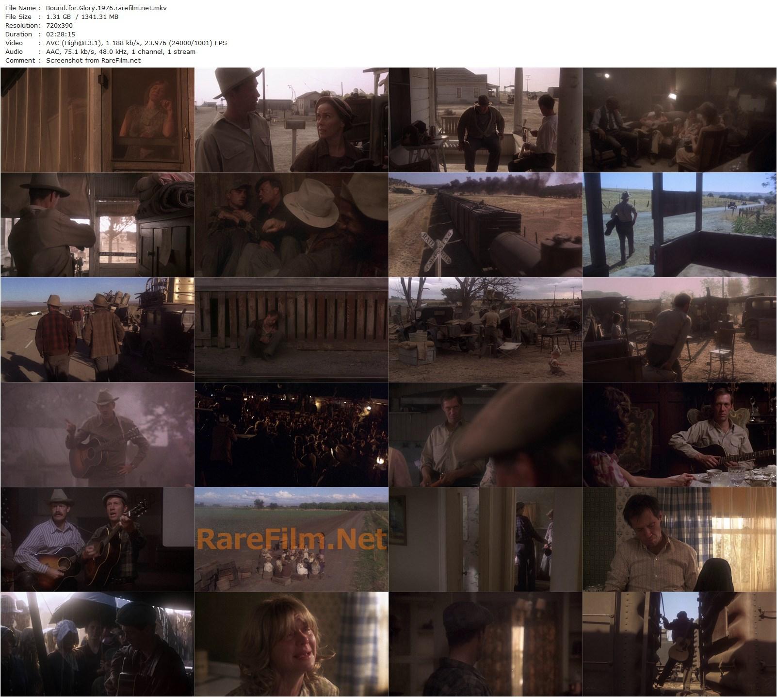 Bound for Glory (1976) Hal Ashby, David Carradine, Ronny Cox, Melinda Dillon-poster