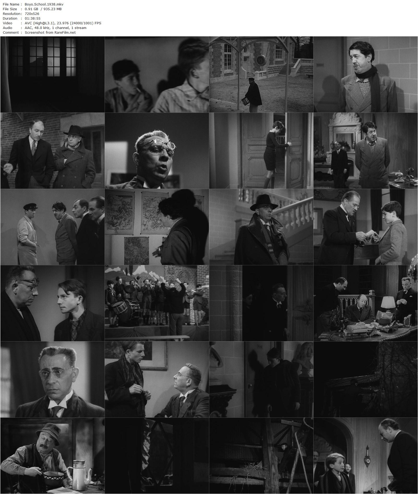 Boys’ School / Les disparus de St. Agil (1938) Christian-Jaque, Erich von Stroheim, Michel Simon, Armand Bernard-poster