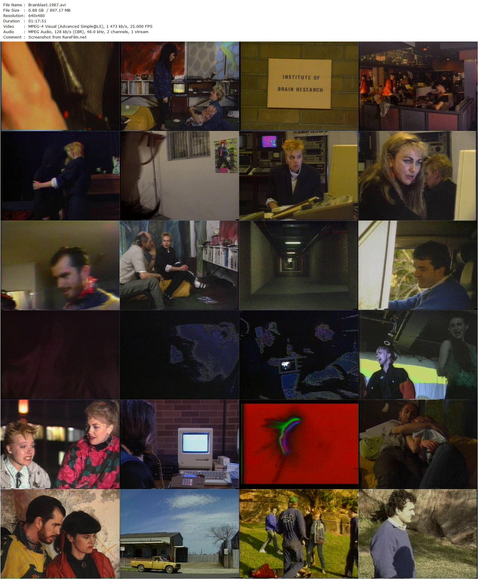 Brainblast (1987) Andy Nehl, Julie Mitchell, Cathy Jukes, Lisa-Jane Stockwell-poster