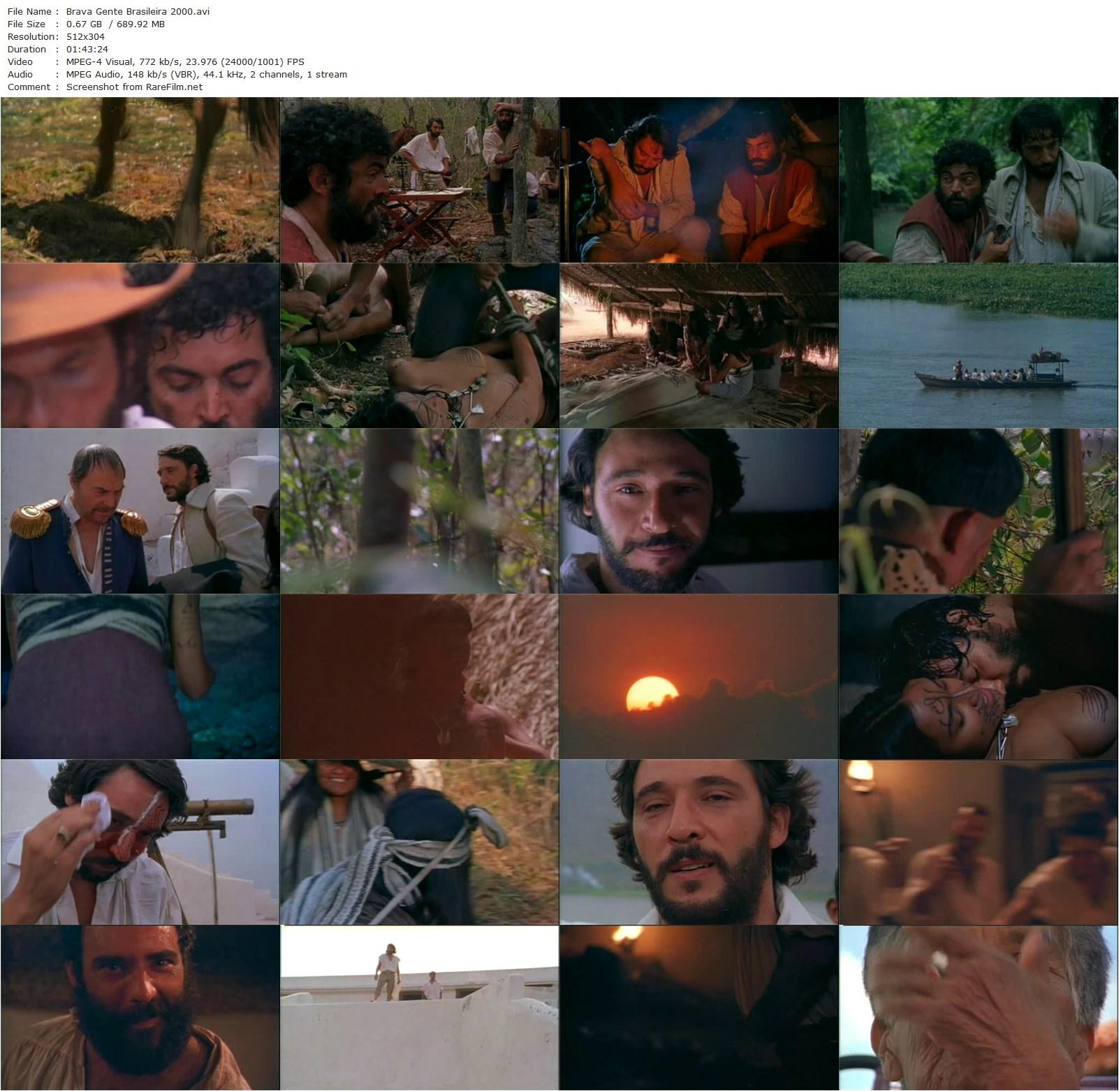 Brave New Land / Brava Gente Brasileira (2000) Lúcia Murat, Diogo Infante, Floriano Peixoto, Luciana Rigueira-poster