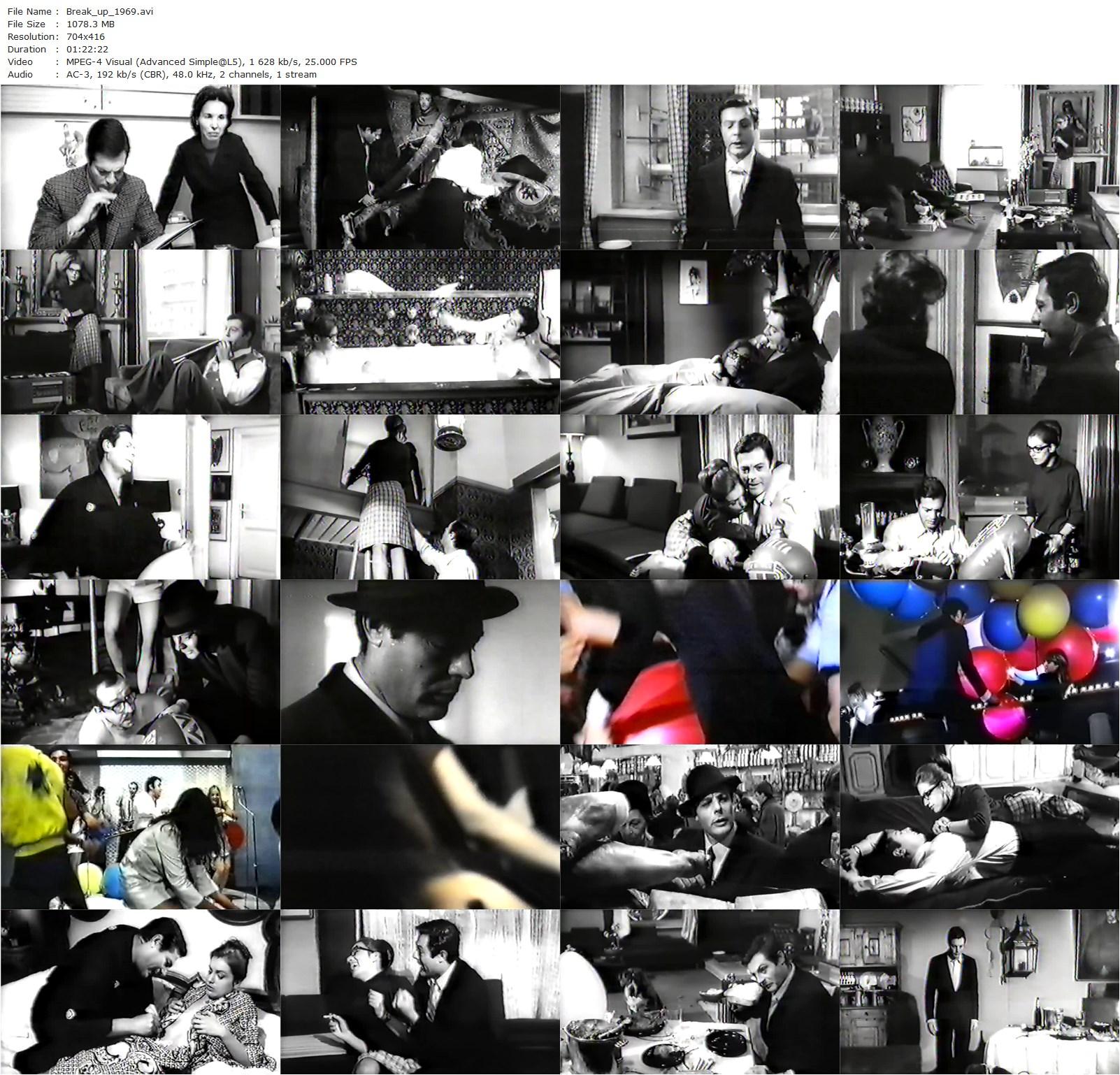 Break-Up AKA L’uomo dei cinque palloni (1968) Marco Ferreri, Marcello Mastroianni, Catherine Spaak, Ugo Tognazzi-poster