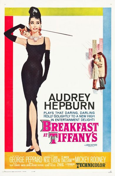 Breakfast at Tiffanys (1961) Blake Edwards, Audrey Hepburn, George Peppard, Patricia Neal, Comedy, Drama, Romance