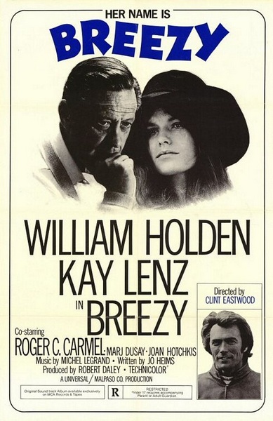 Breezy (1973) Clint Eastwood, William Holden, Kay Lenz, Roger C. Carmel, Drama, Romance