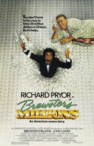 Brewster’s Millions (1985) Walter Hill, Richard Pryor, John Candy, Lonette McKee