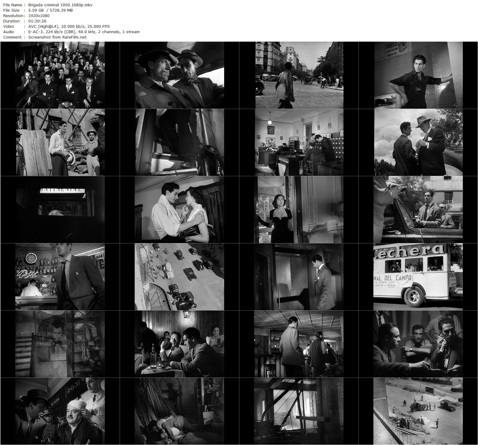 Criminal Squad / Brigada criminal (1950) Ignacio F. Iquino, José Suárez, Soledad Lence, Alfonso Estela-poster